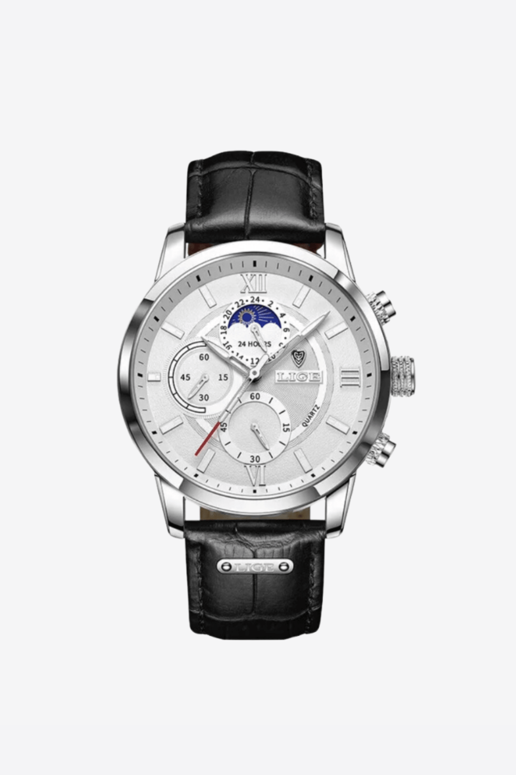 Alessandro Toscani™ Silver White LIVIO™ | Luxury Men Watch