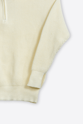 This cozy half-zip sweater oozes old money vibes