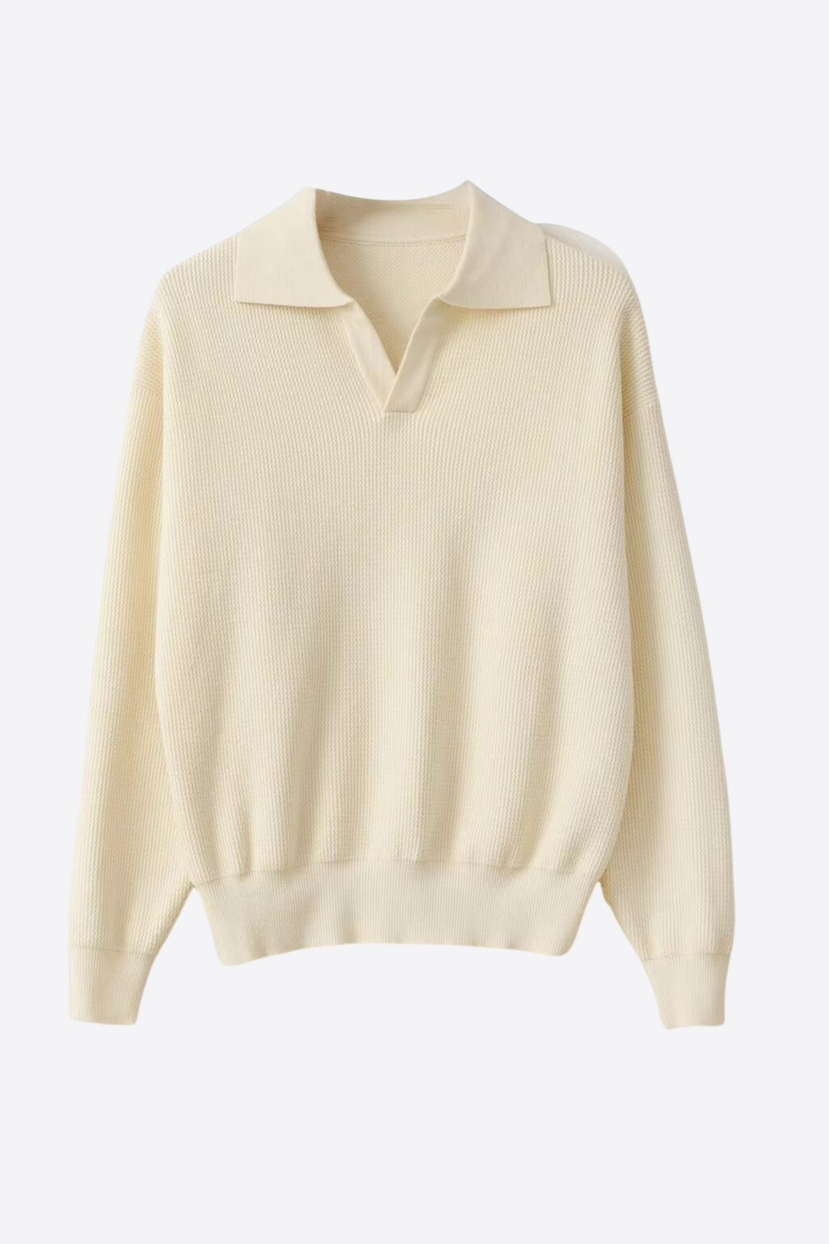 Alessandro Toscani Apricot / S EDOARDO™ | Retro V-neck Sweater