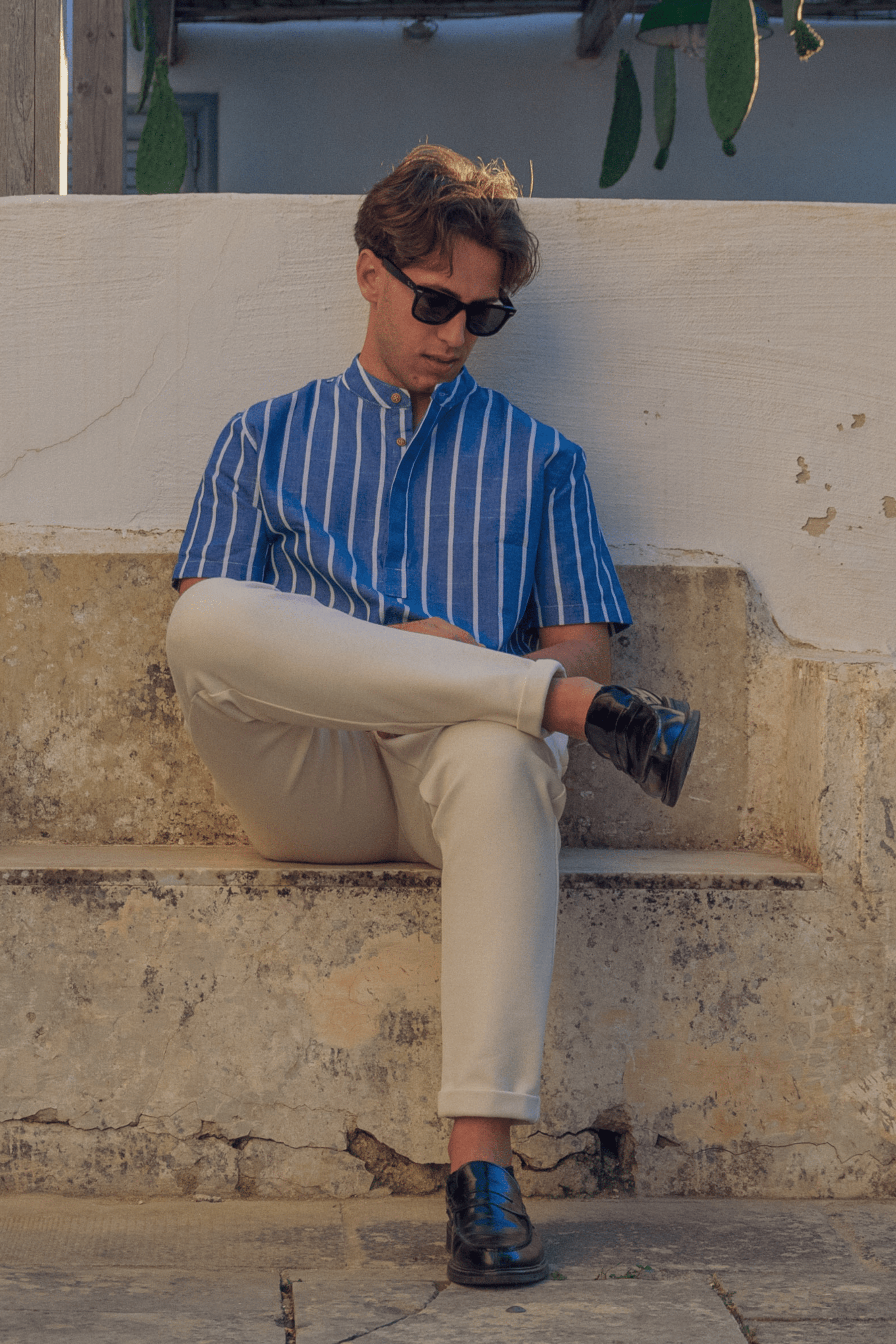 Alessandro Toscani™ Azzurra - Striped Shirt