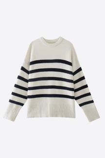 Alessandro Toscani Bianco / S ROMINA™ | Striped Sweater