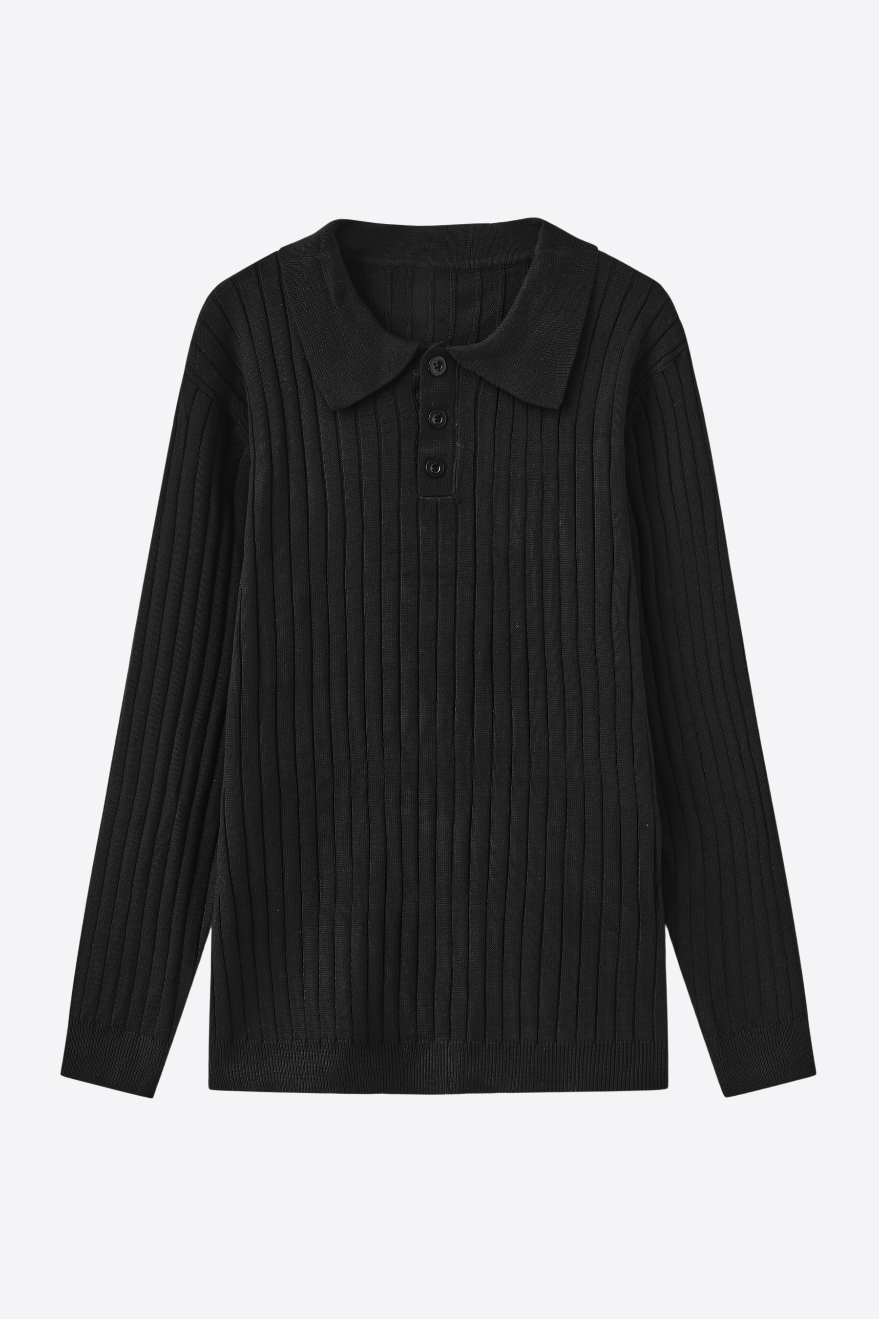 Alessandro Toscani Black / M Brenta - Striped Polo