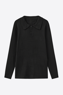 Alessandro Toscani Black / M Brenta - Striped Polo