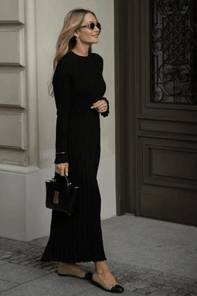 Alessandro Toscani Black / S DANIELA™ | Long-sleeved Dress