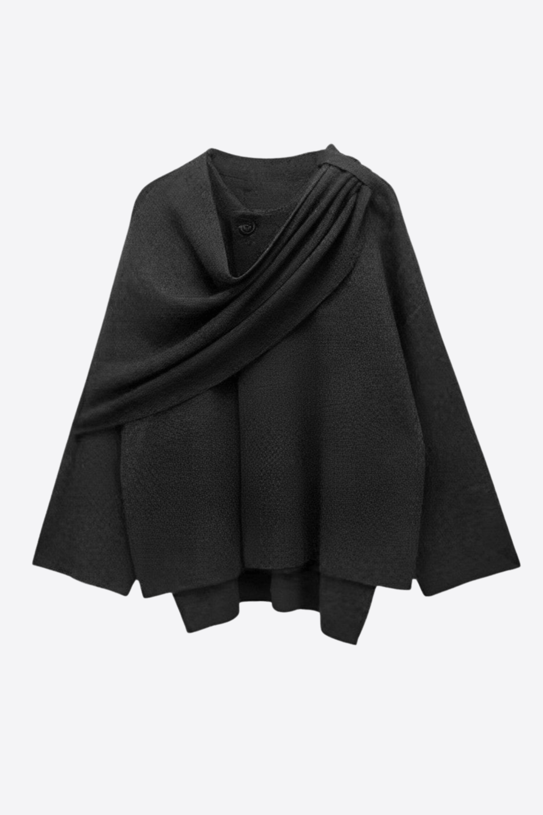 Alessandro Toscani Black / S ELIF - Viral Cape Mantle