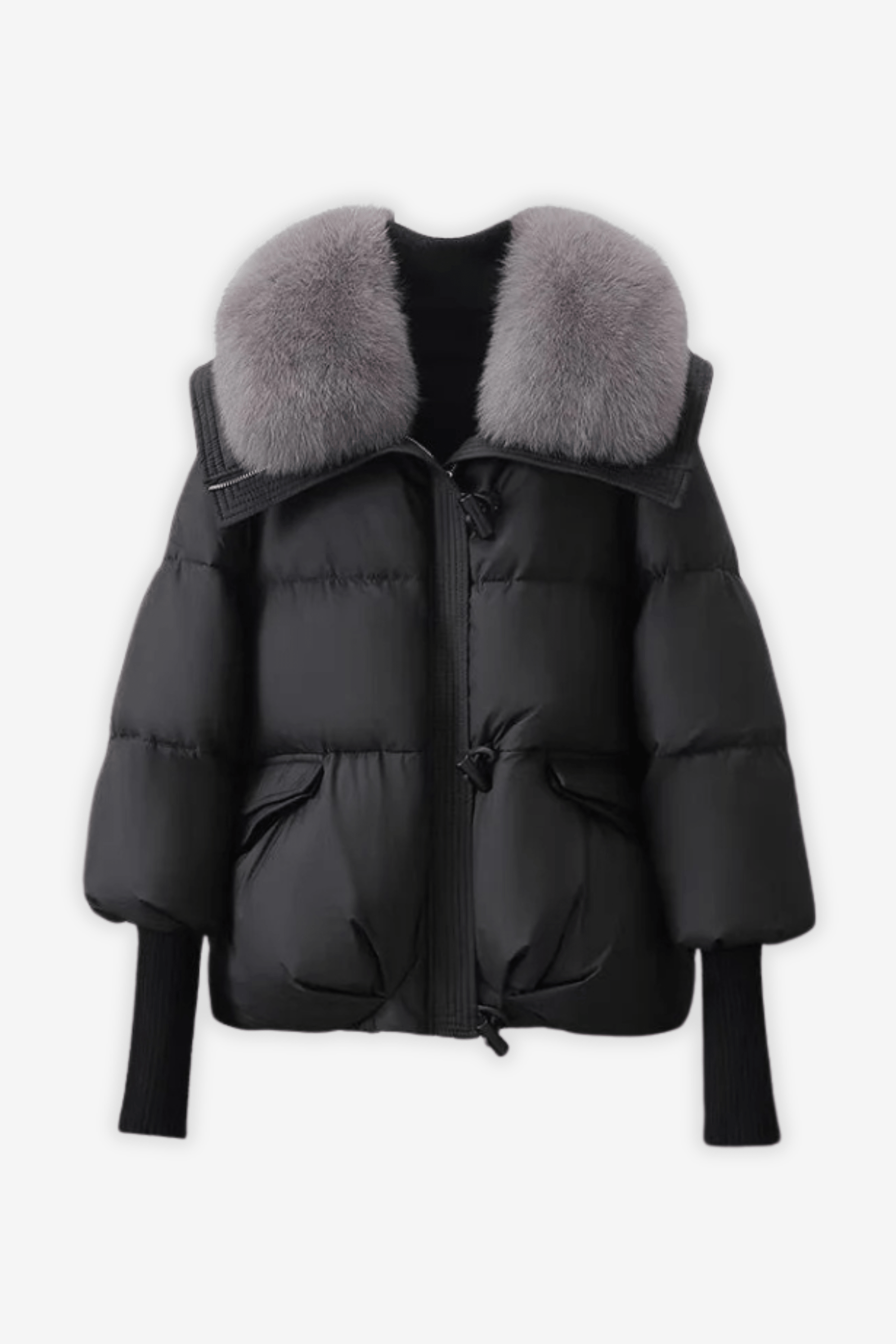 Alessandro Toscani Black / S VALENTINA - Glam Puffer Jacket