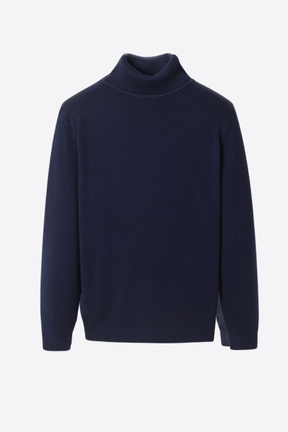 Alessandro Toscani Blu navy / M Provenza - Tall Turtleneck