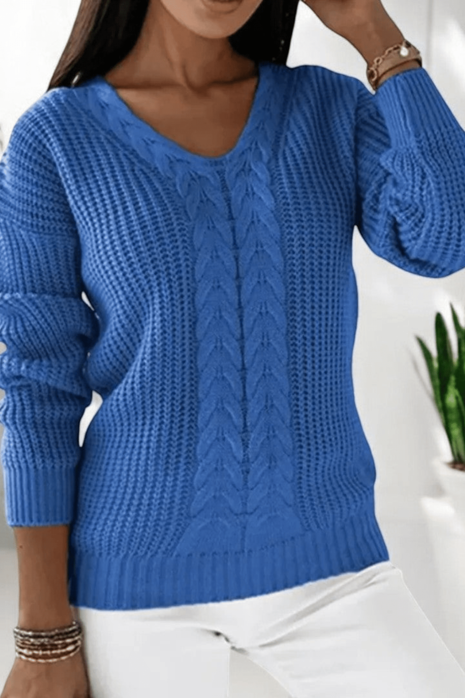 Alessandro Toscani Blue / S ELIN - Knitted Sweater