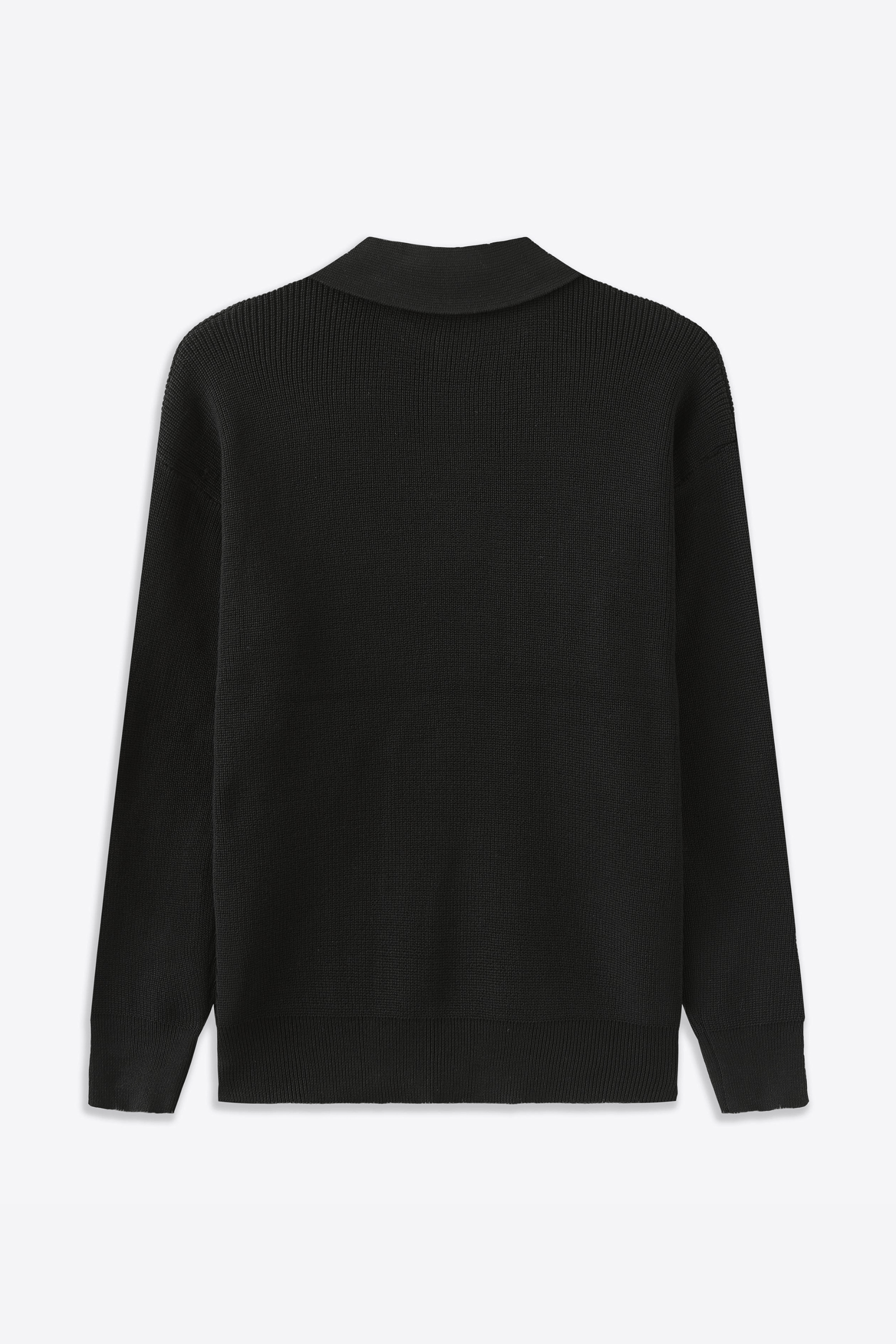 Alessandro Toscani™ CESARE™ | Half-Collar Sweater with Zipper