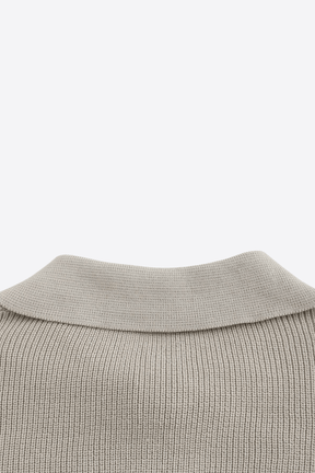 Alessandro Toscani™ CESARE™ | Half-Collar Sweater with Zipper