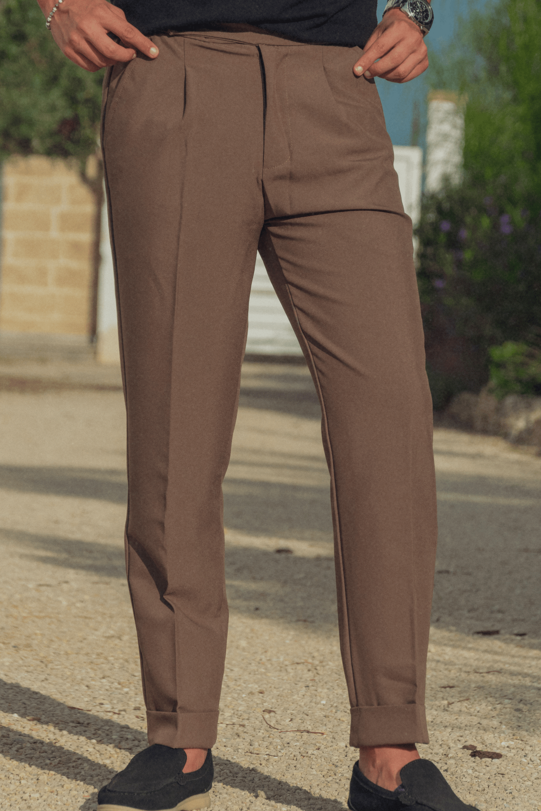 Alessandro Toscani Fraser - Double Button Pant