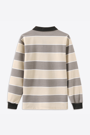 Alessandro Toscani™ GIULIO™ | Polo Stripes Long Sleeves