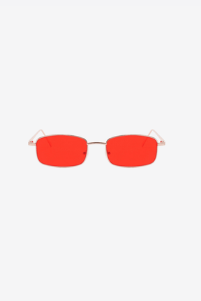 Alessandro Toscani™ Gold/Red / One Size ROBERTO™ | Rectangular Sunglasses