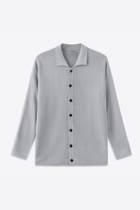 Alessandro Toscani™ Gray / M Alpi - Old Money Blouse