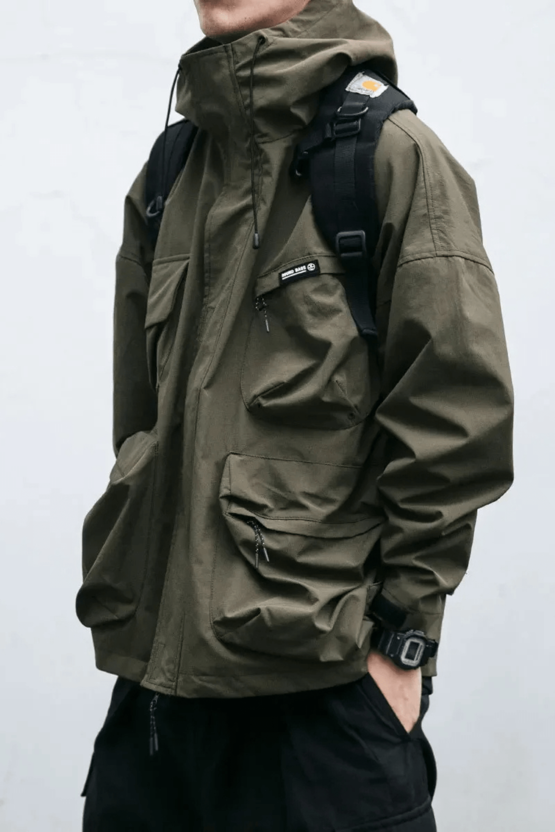 Alessandro Toscani Gray / S BENJI - Hype weatherproof jacket