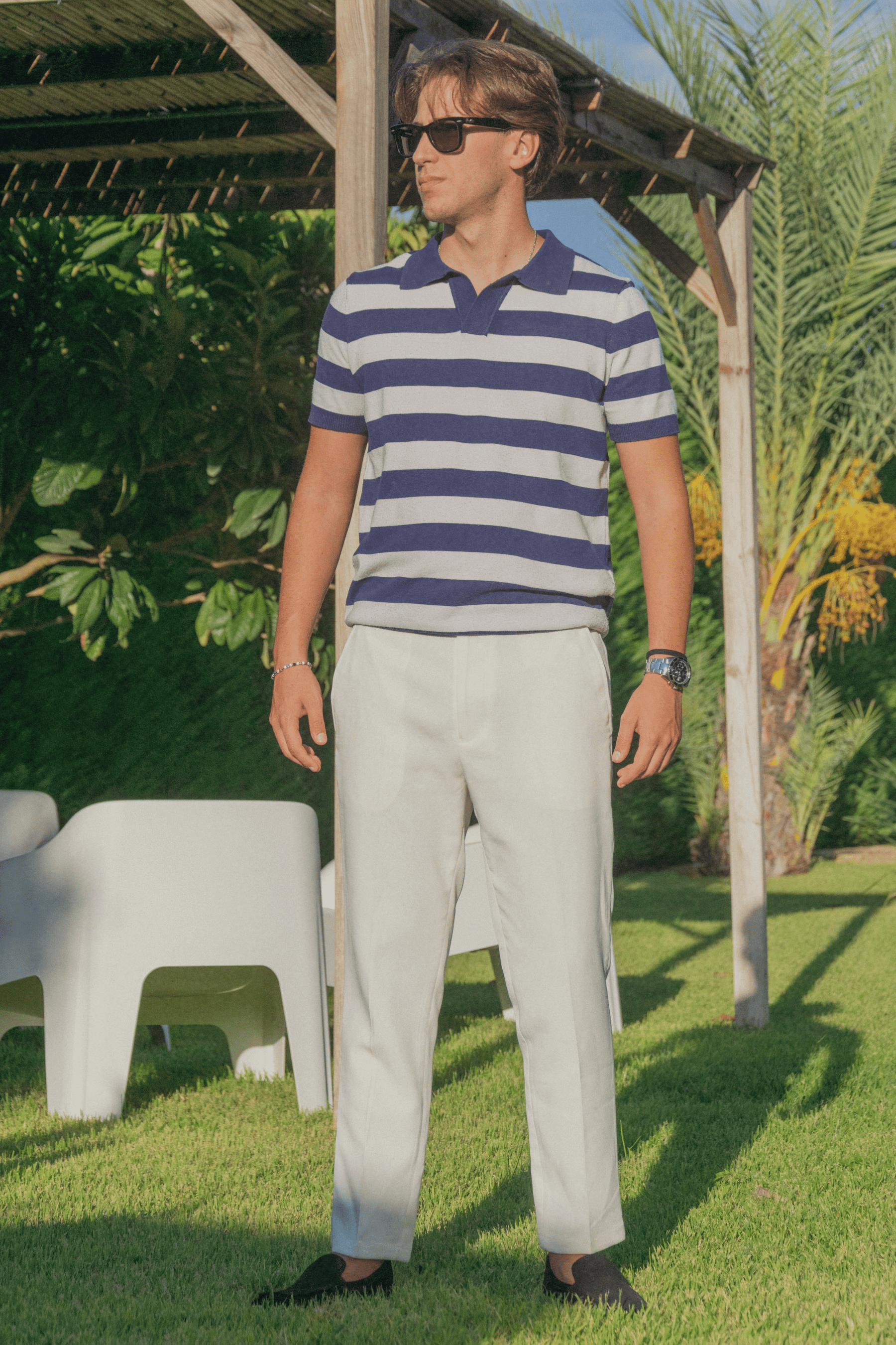 Alessandro Toscani Lago Maggiore - Elegant Slim Fit Pant