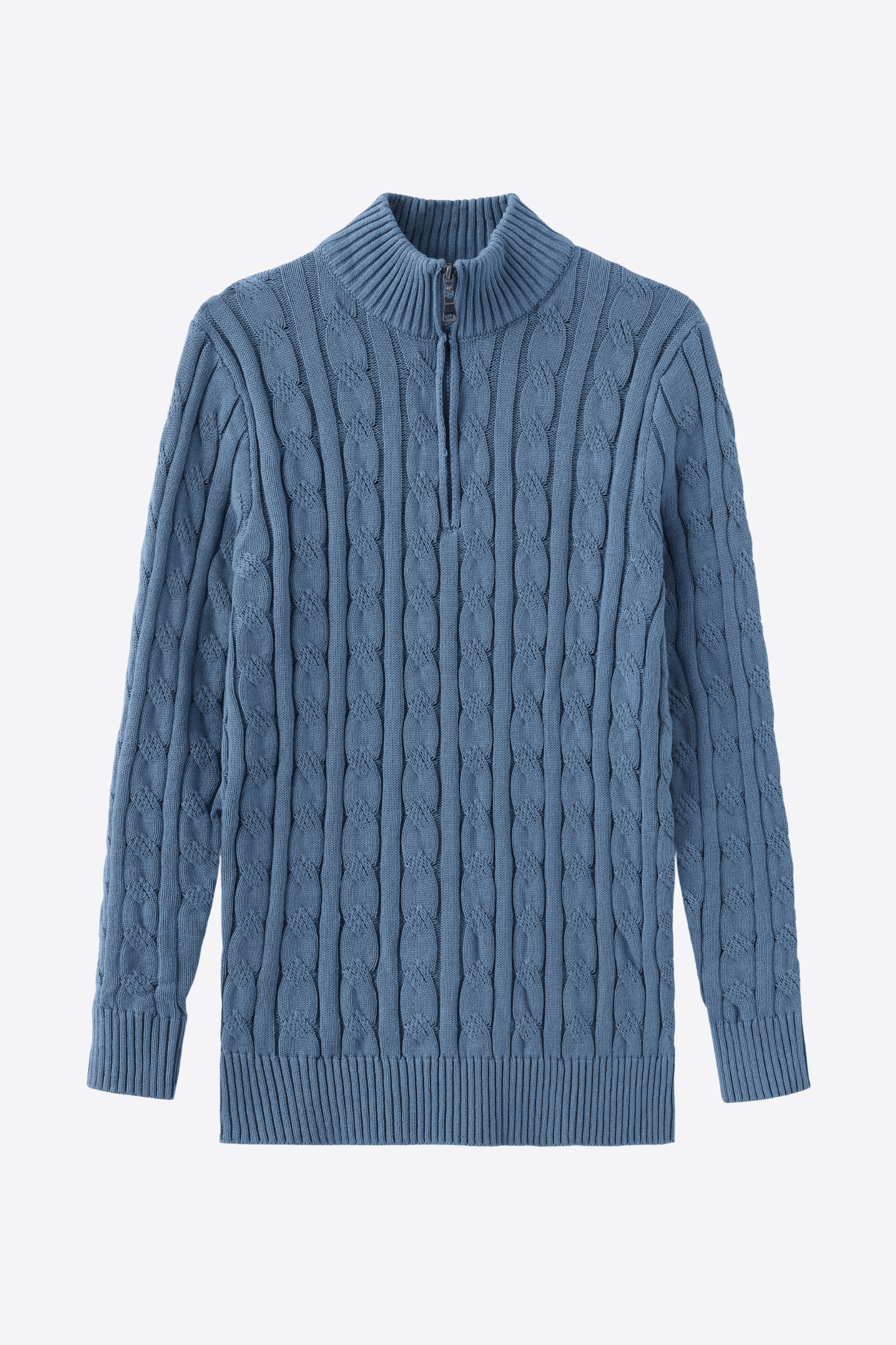 Alessandro Toscani Light Blue / M Nobiltà - Zip Sweater