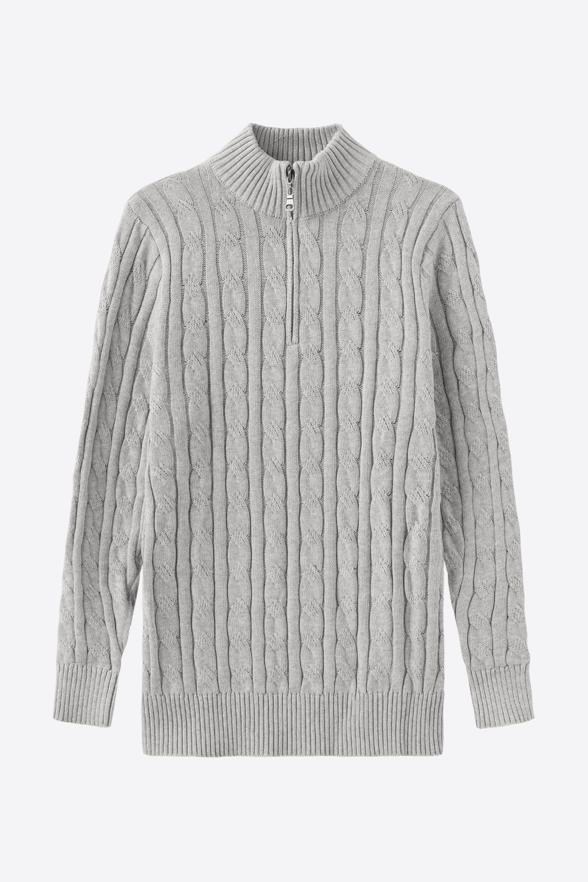 Alessandro Toscani Light Gray / M Nobiltà - Zip Sweater