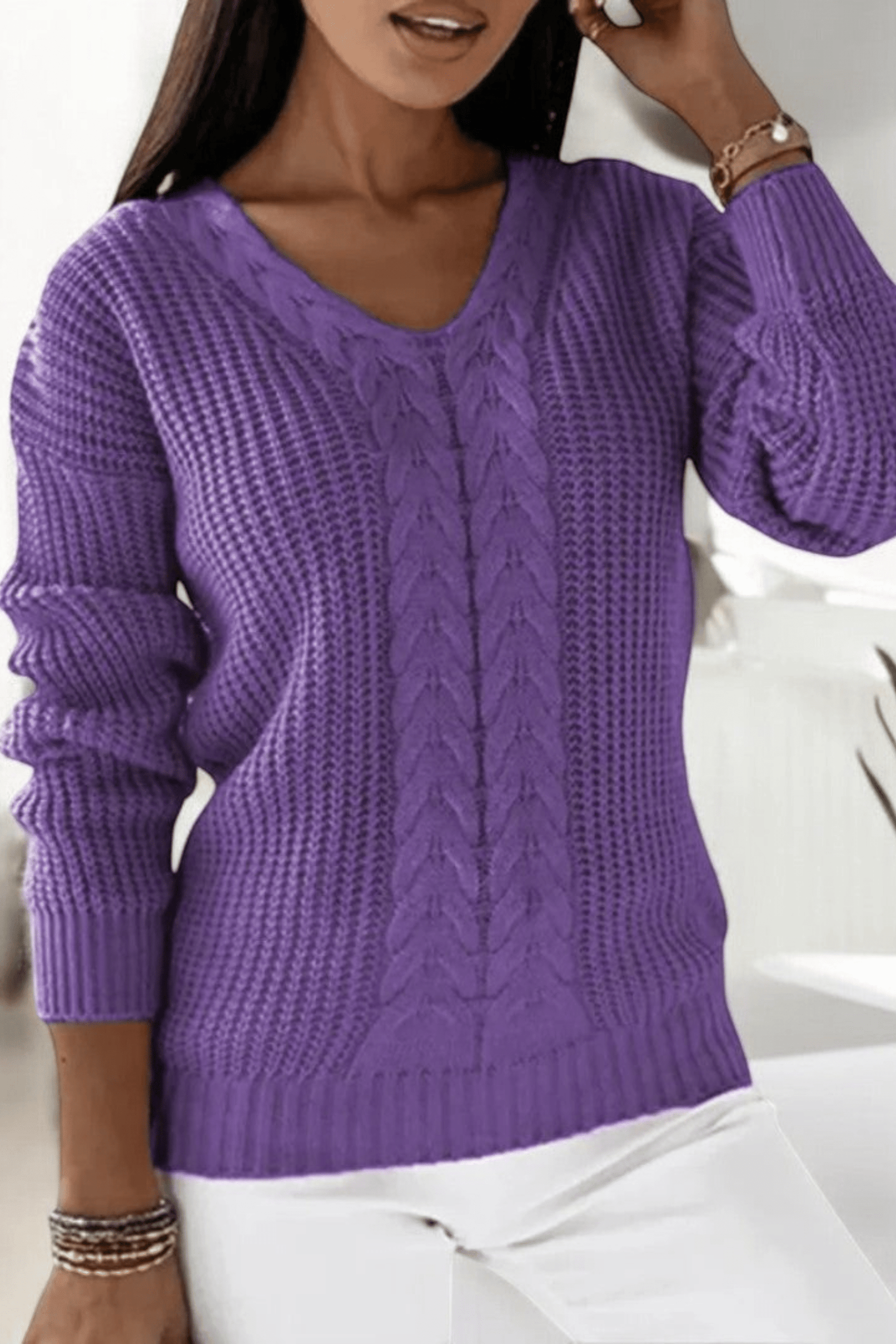 Alessandro Toscani Lilla / S ELIN - Knitted Sweater