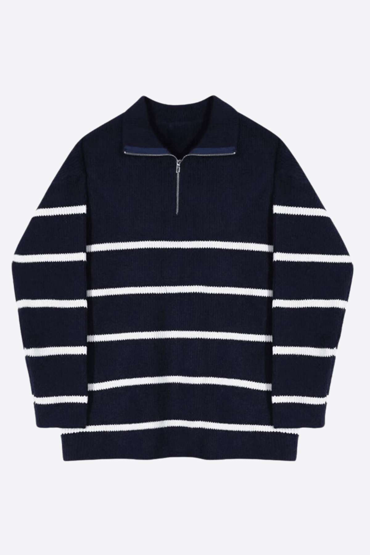 Alessandro Toscani Navy Blue / M Montalto - Striped Sweater