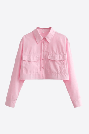 Alessandro Toscani Pink / S GIOVANNA™ | Cropped Shirt