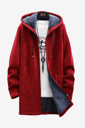 Alessandro Toscani Red / M ULRIKE - Hooded Jacket