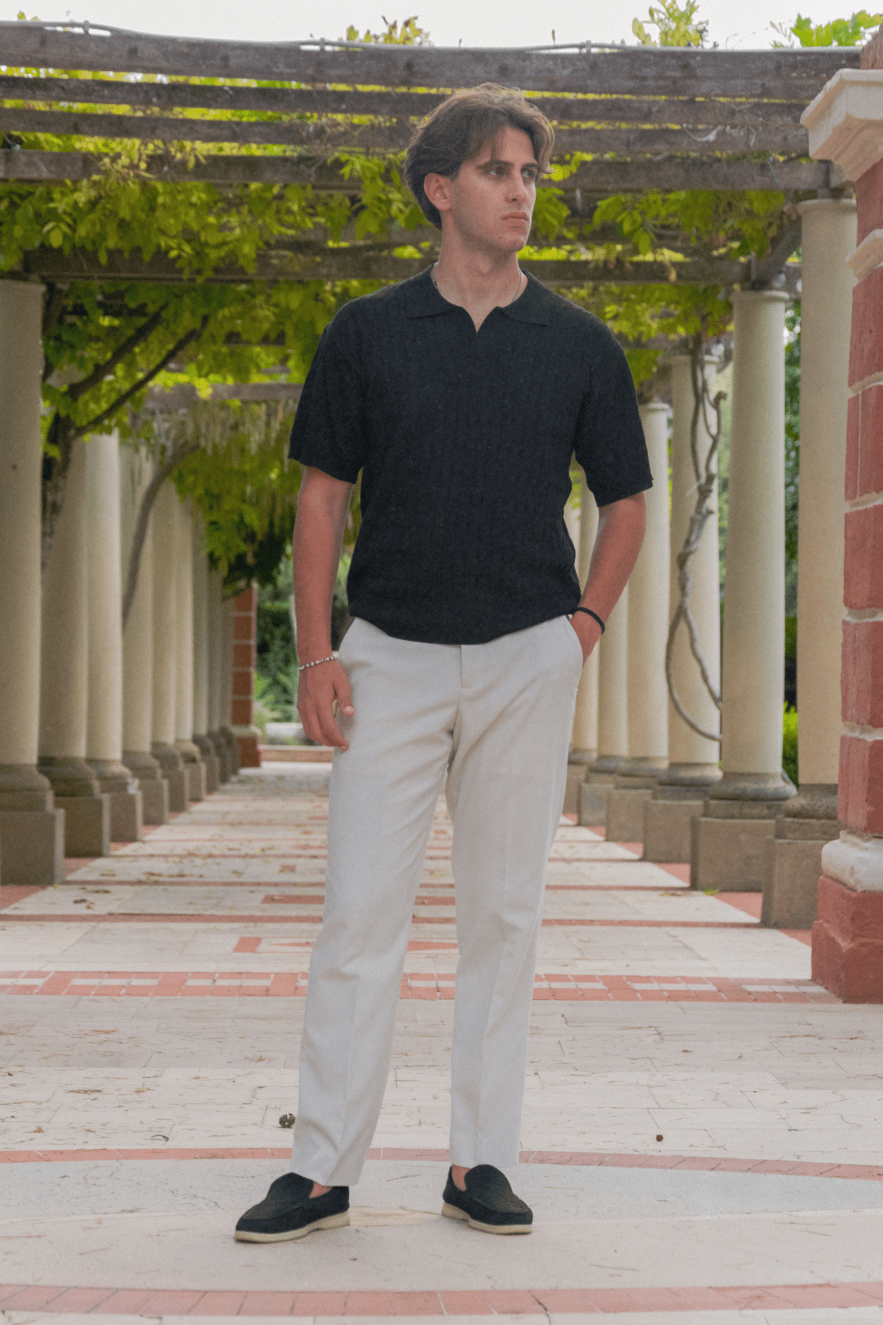 Alessandro Toscani™ Santa Fe - Machined Polo Shirt