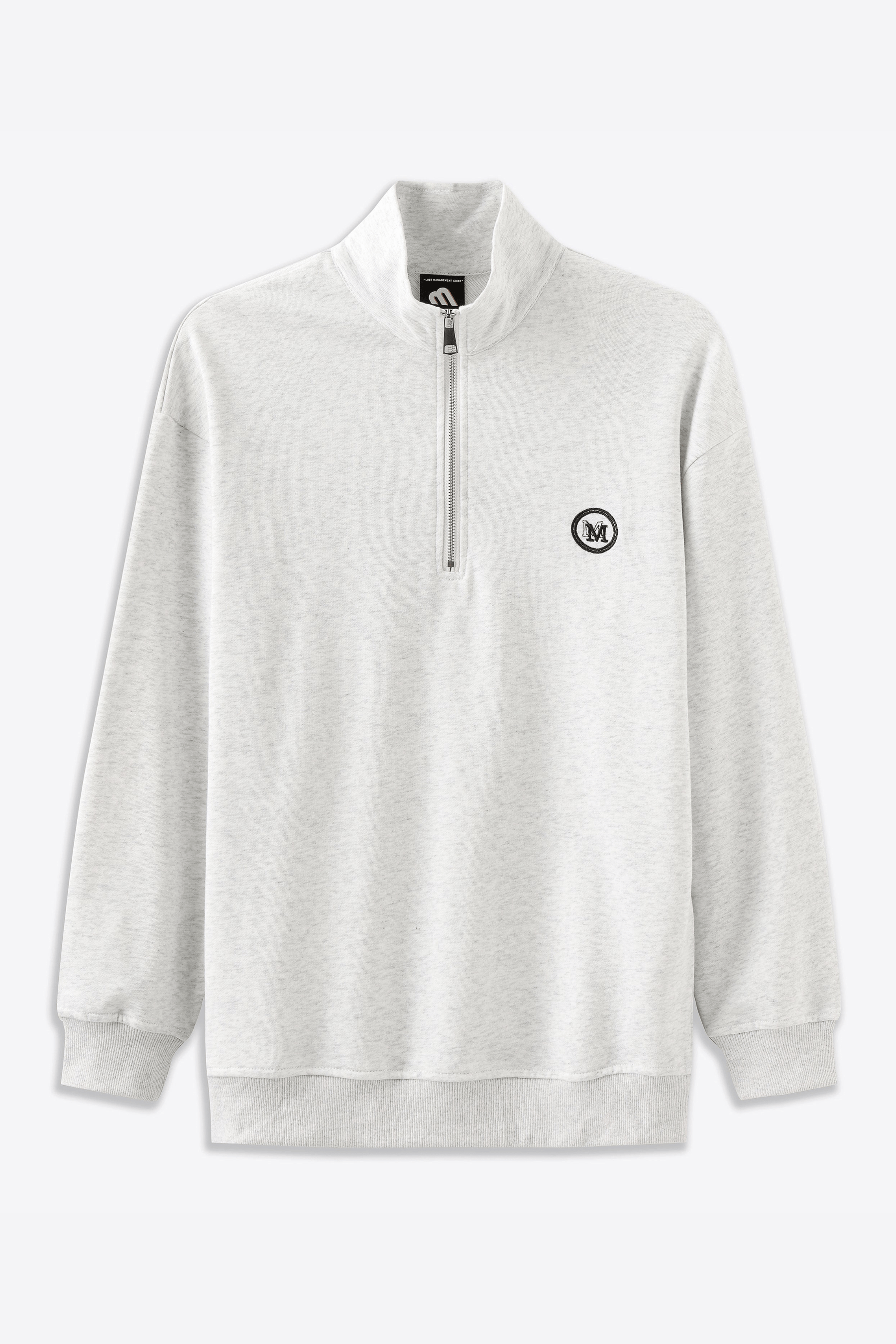 Alessandro Toscani™ White / M MICHELE™ | Polo shirt with zipper and embroidery