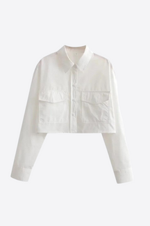 Alessandro Toscani White / S GIOVANNA™ | Cropped Shirt