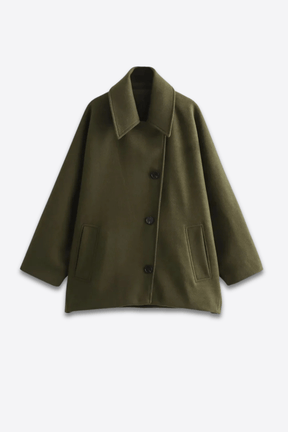 Alessandro Toscani XS / Green Ami - Coat Vintage