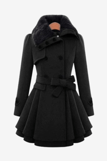 Alessandro Toscani Yena - Trench Coat with Vegan Fur